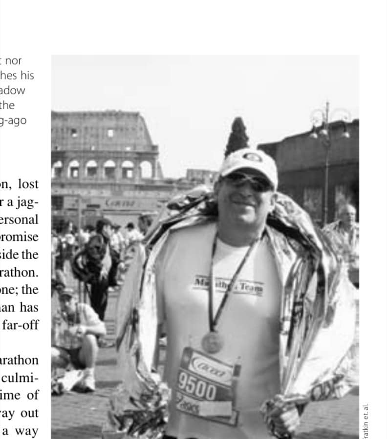 Neither barefoot nor fast, the author finishes his marathon in the shadow of the Coliseum, in the footsteps of his long-ago hero, Abebe Bikila.