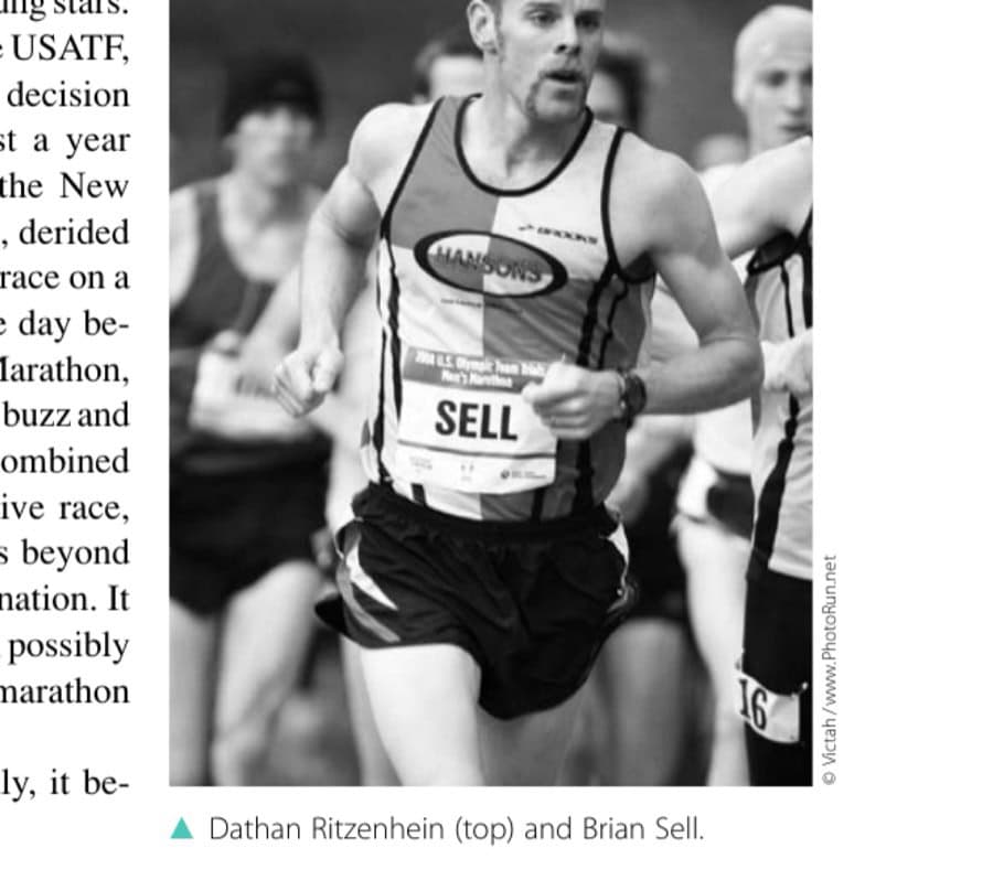 Townsmen Of A Stillertown 12 Dathan Ritzenhein (top) and Brian Sell.