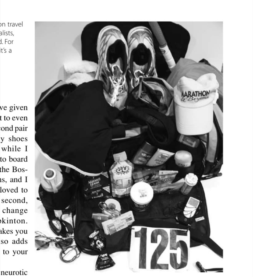 The marathon travel bag: for minimalists, it's all you need. For everyone else, it's a good start.