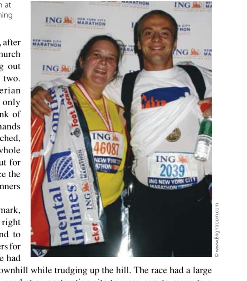 With a first marathon finish at New York, I was already planning my next marathon.