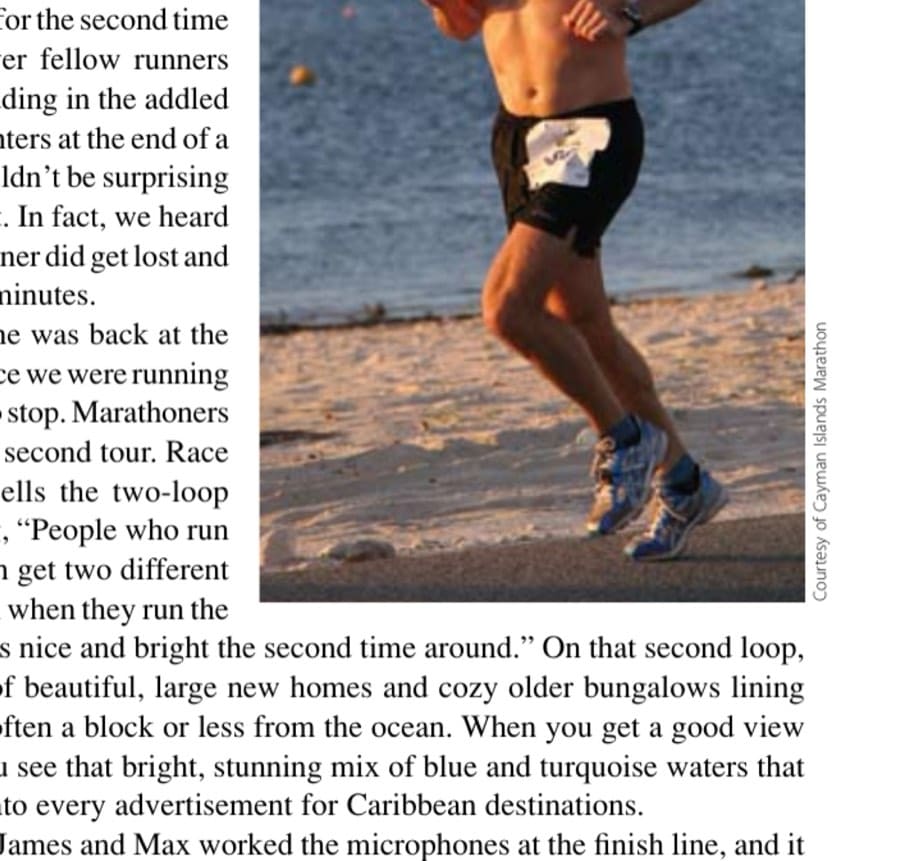 Time Out For A Running Holiday 18 Michal Kapral juggled three balls the whole way and finished third in the half-marathon.