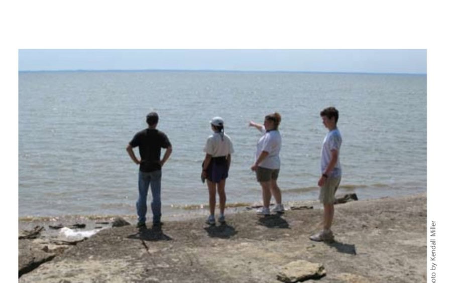 Savoring our first glimpse of Lake Michigan with hosts Len and Jen.