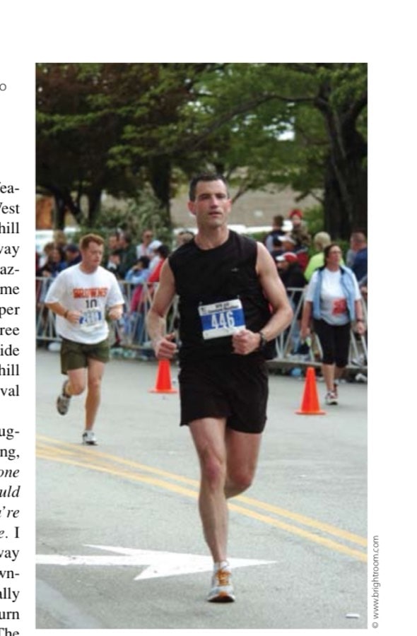 My Most Unforgettable Marathon (Vol. 13, No. 3) 10 One step closer to the finish line, one step closer to overcoming an obstacle.