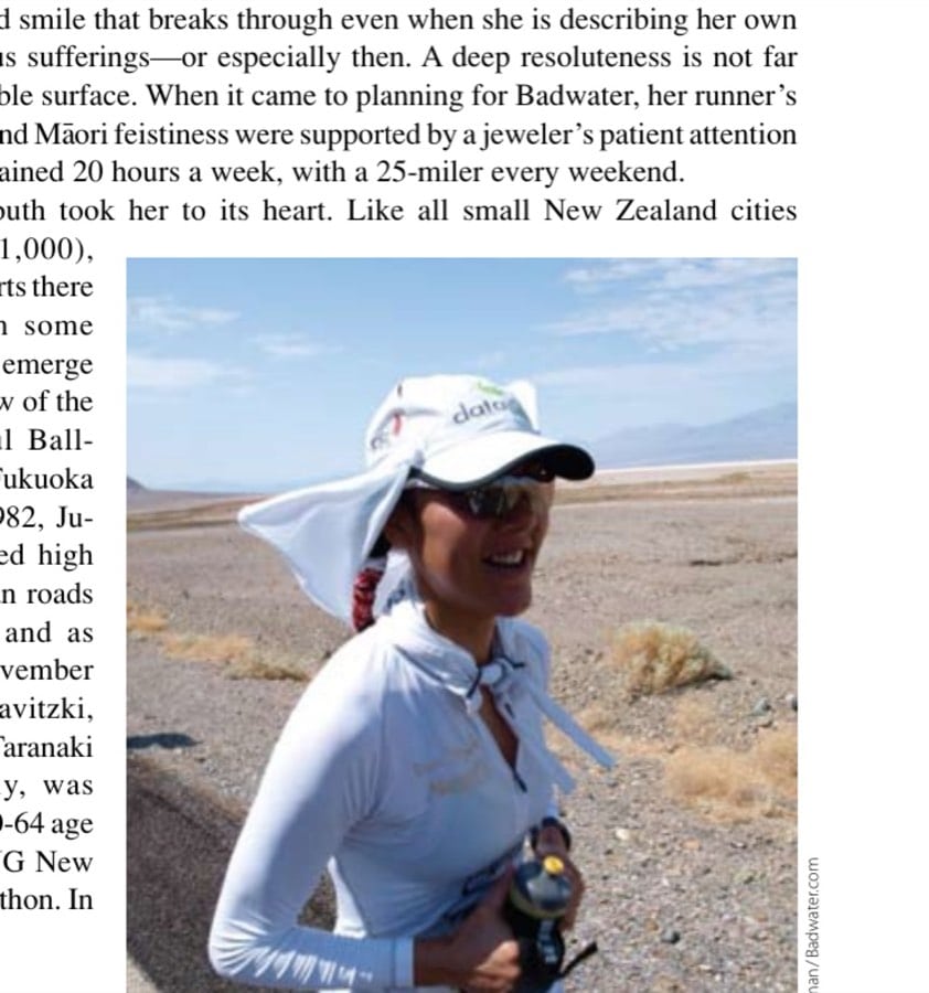 Warrior Queen In Death Valley 16 Lisa was the first New Zealand woman—and the first Māori of either sex—to run Badwater.