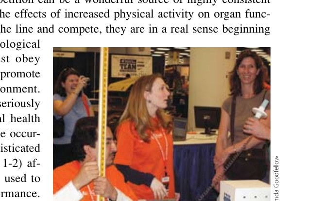 FIGURE 1: Student technicians accurately measure participant height as part of the lung-function substudy protocol within interdisciplinary research conducted by Georgia State University at the ING Georgia Marathon and Half-Marathon.