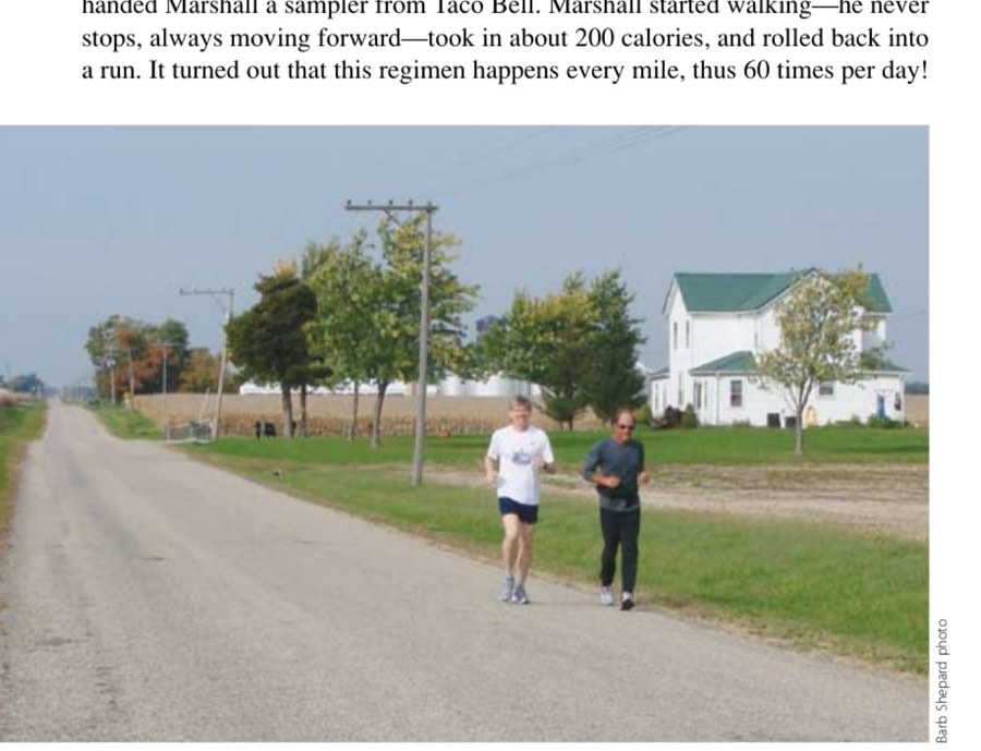 The author and Marshall, cruising through Illinois.