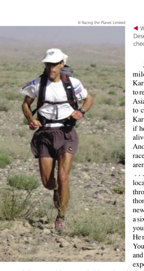 Deserts And Some Badwater 10 With few trails to follow in the Gobi Desert, Dean blazes his own path from one check point to the next.