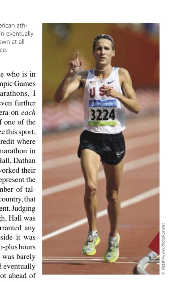 How to Better Televise a Marathon 15 Always showcase the top American athletes. In Beijing, Dathan Ritzenhein eventually finished ninth but was barely shown at all during the TV coverage of the race.