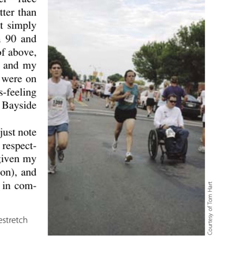 Going For The All-Geezerteam 11 The author battles down the homestretch of the Boston Sugar Bowl Five-Miler.