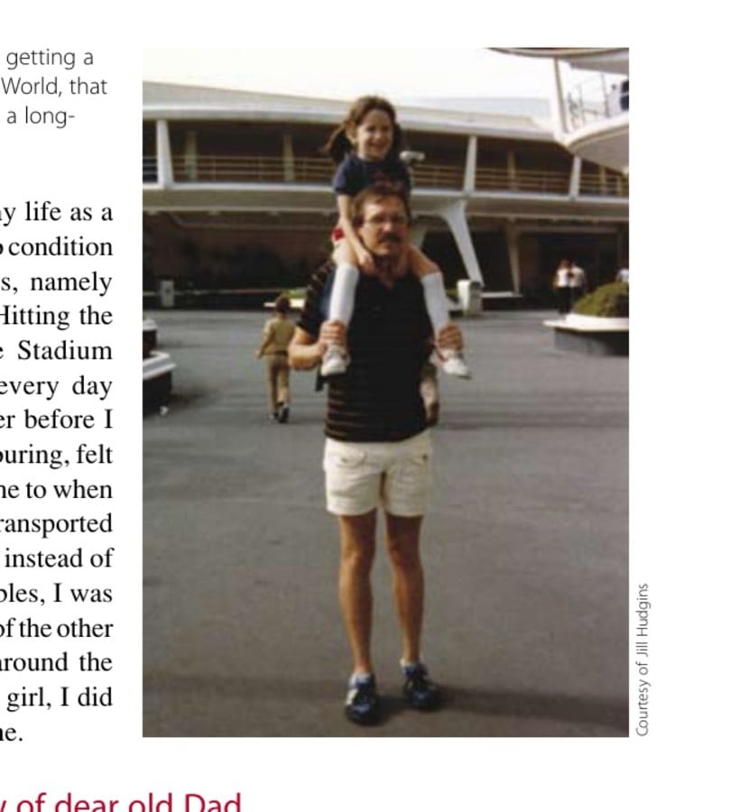 My First Marathon ...On Fresh Legs, With A Fresh Mind 9 I didn't know at age five, getting a free lift from Dad at Disney World, that I'd follow in his footsteps as a long-distance runner.