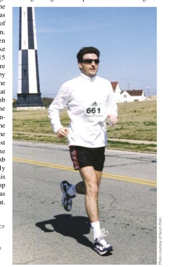 An experienced distance runner who always felt lucky to be running at all, the author cruises through the 1999 Virginia Beach Marathon.