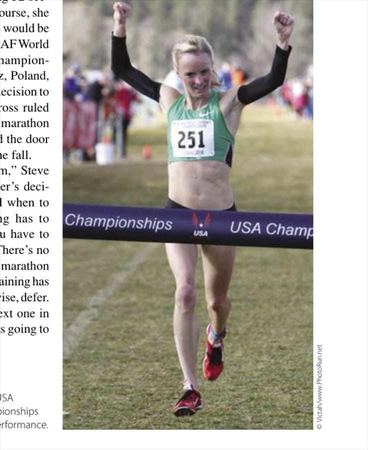 Shalane won the USA Cross-Country Championships with a dominating performance.