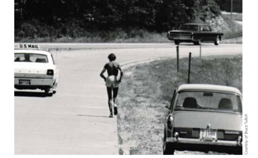 Running My Life, Part 2 8 The author runs along a hot and dusty road in New Mexico.