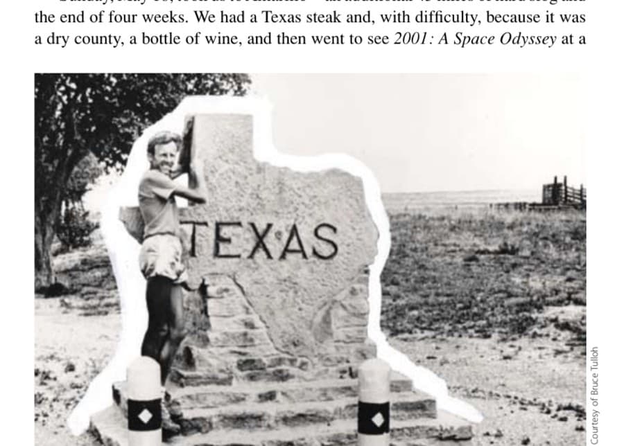 Running My Life, Part 2 9 The author reaches Texas.