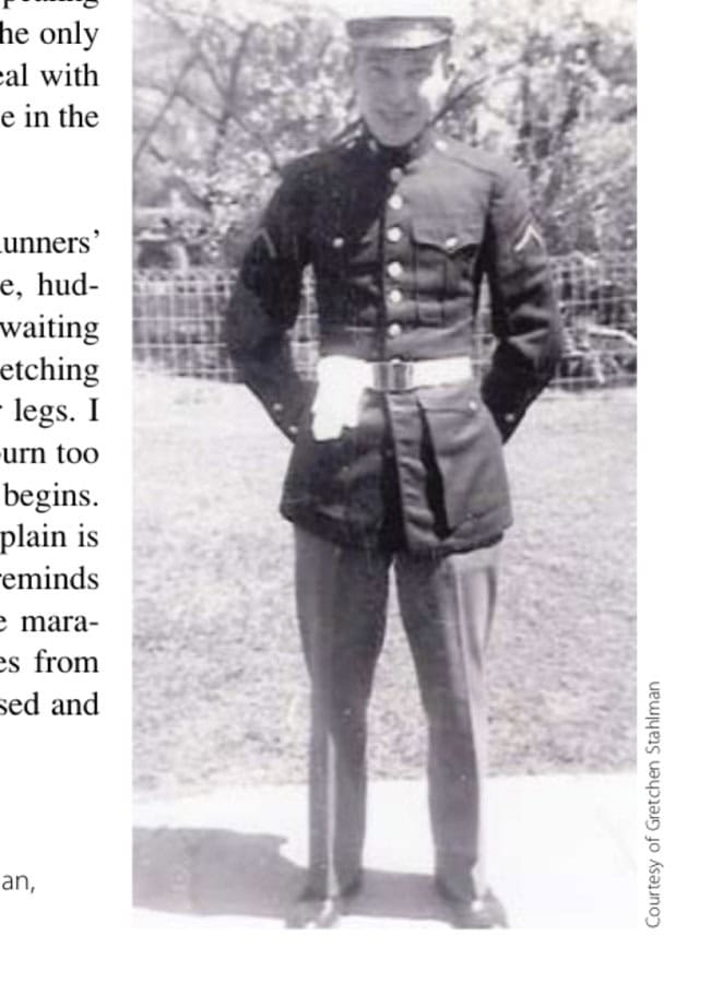The author's father, Louis S. Stahlman, USMC 1948–1952.