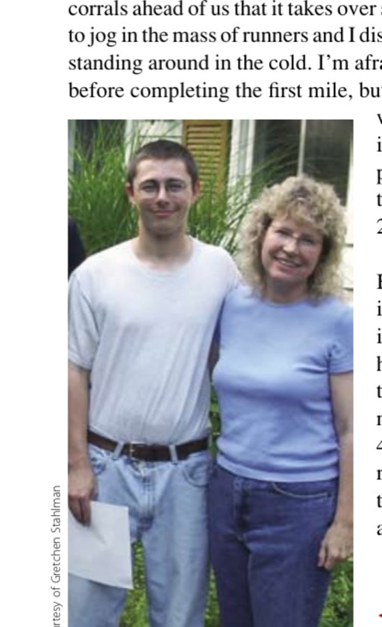 Nick with the author in the final minutes before leaving for boot camp.