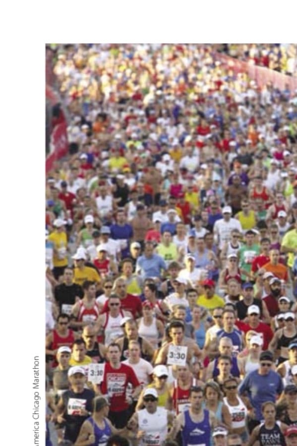 Traffic ahead: the Bank of America Chicago Marathon's popularity is at an all-time high.