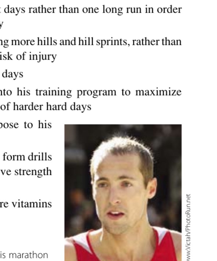 Being Brad Hudson 15 Hudson helped Dathan Ritzenhein achieve his marathon PR of 2:10.