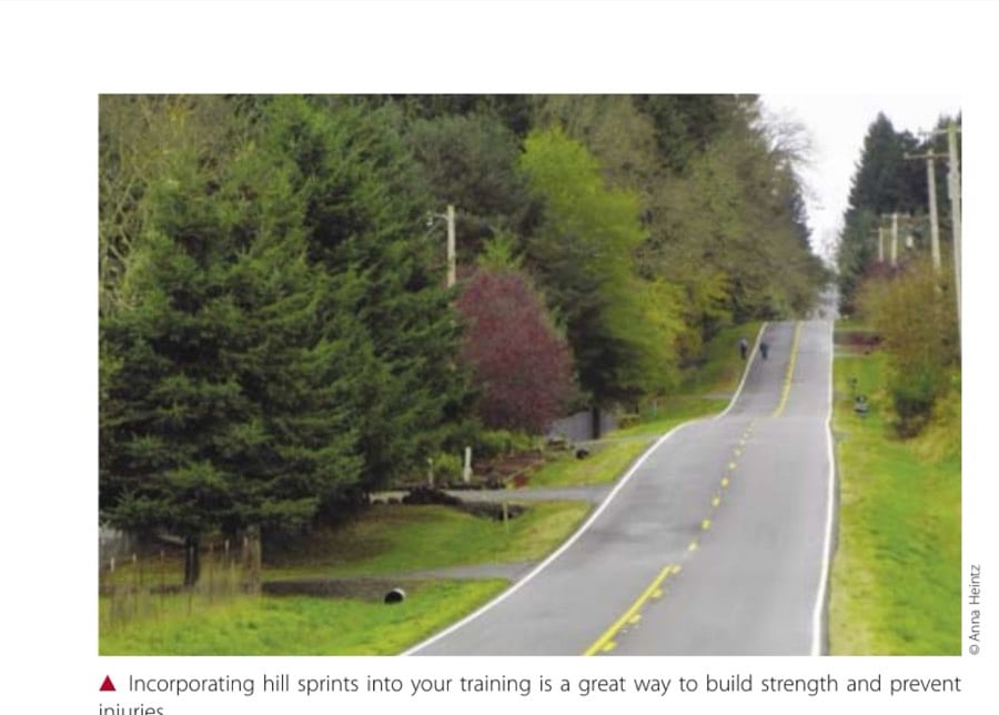 Being Brad Hudson 17 Incorporating hill sprints into your training is a great way to build strength and prevent injuries.