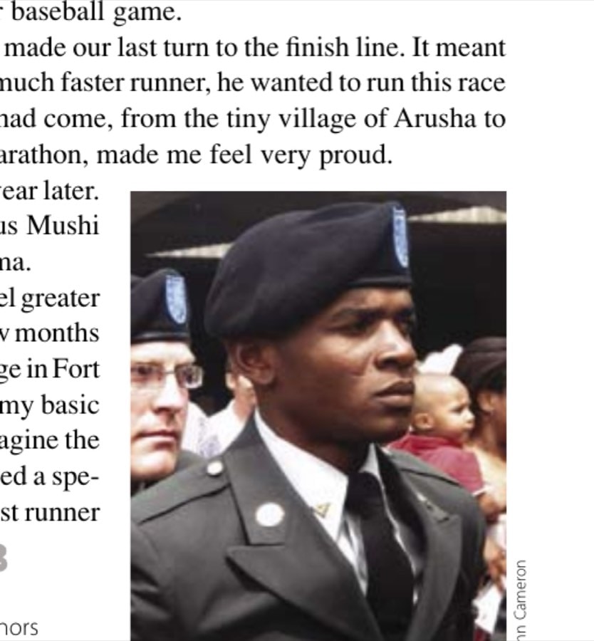 From Arusha To Fort Sill Via Boston 12 Beatus Mushi becomes a U.S. Army honors graduate.