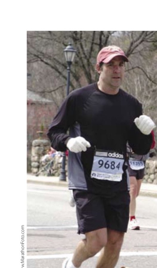 My Most Unforgettable Marathon (Vol. 15, No. 2) 11 At mile 10, the author may have looked okay, but his lack of training was already causing pain.