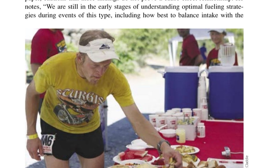 Research has shown that Western States finishers ingest significantly more calories during the race than nonfinishers do.