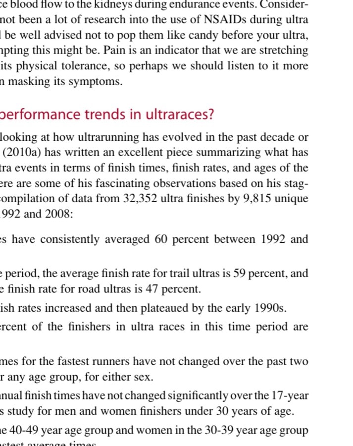 Wegelin and Hoffman's research shows that your likelihood of dropping out of an ultra increases if you are a female over age 38.