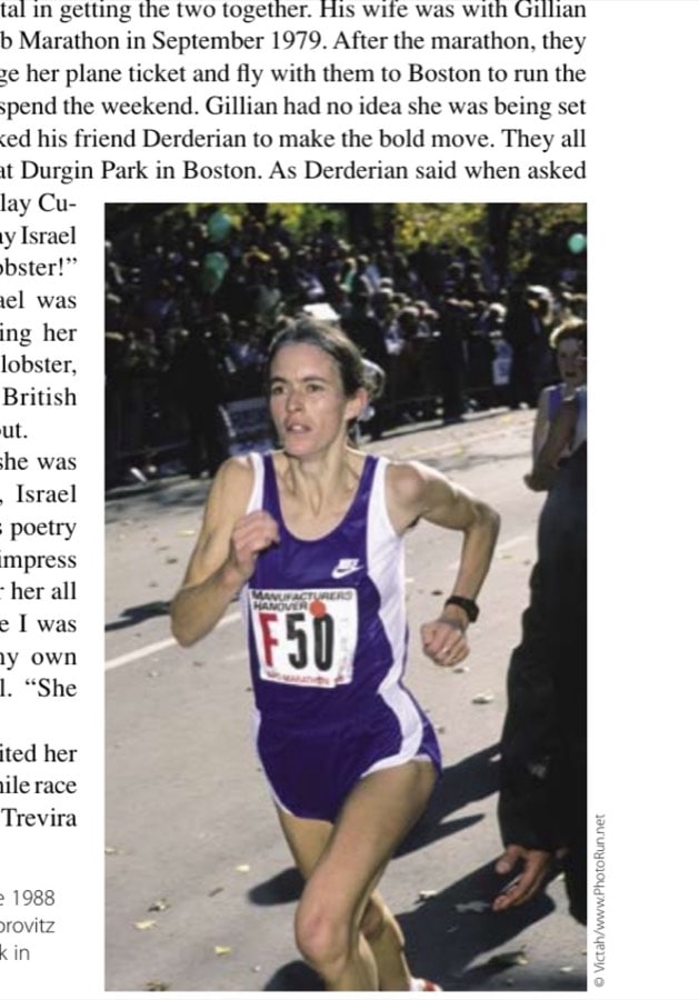 Gillian Adams Horovitz 14 Shown here running the 1988 New York City Marathon, Horovitz finished second at New York in 1979.