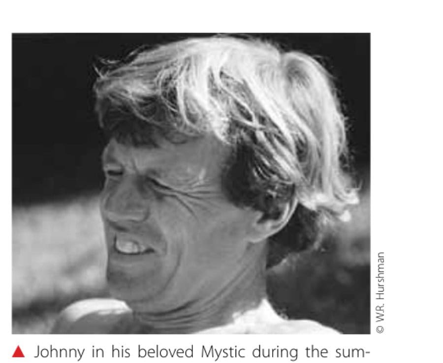 Johnny in his beloved Mystic during the summer of 1980.
