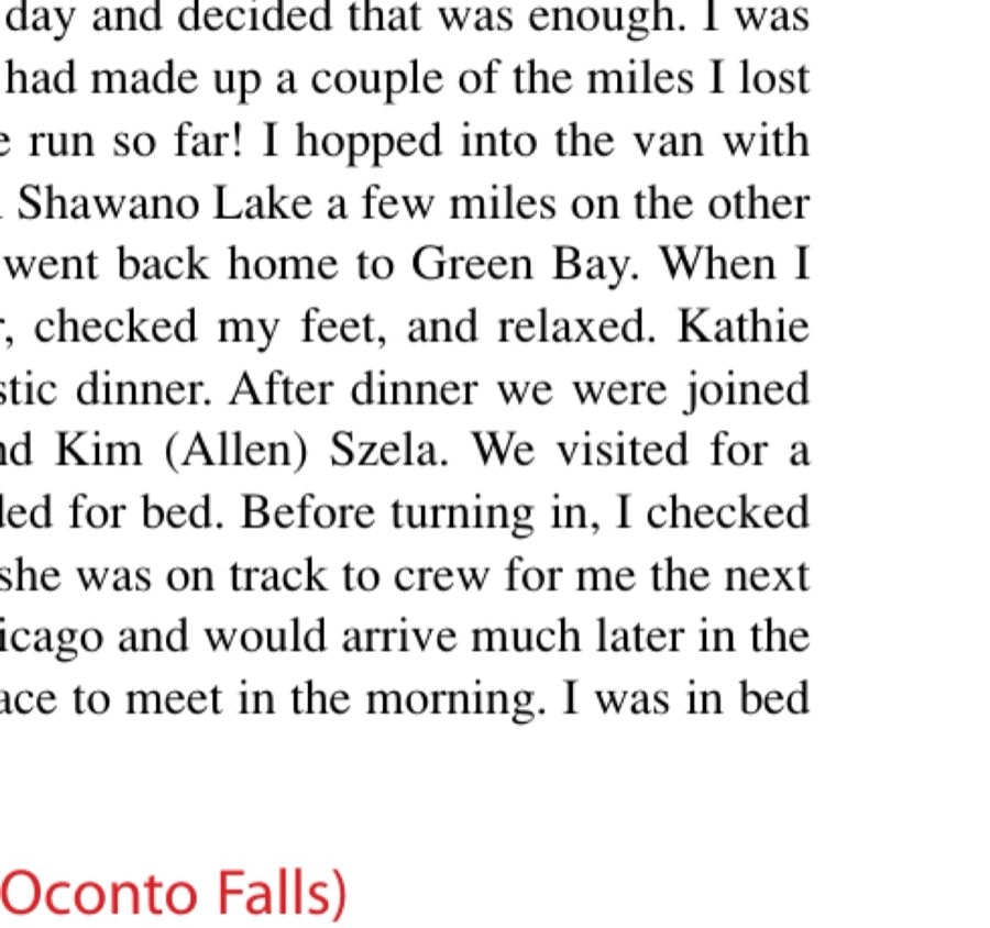 Running Across Wisconsin For Pancreatic Cancer 22