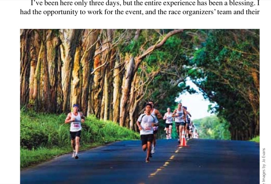 Mile 20, The Seawall, And Loving It All 11 Around mile six, the famous and beautiful "Tunnel of Trees" greets the runners with a respite of shade.