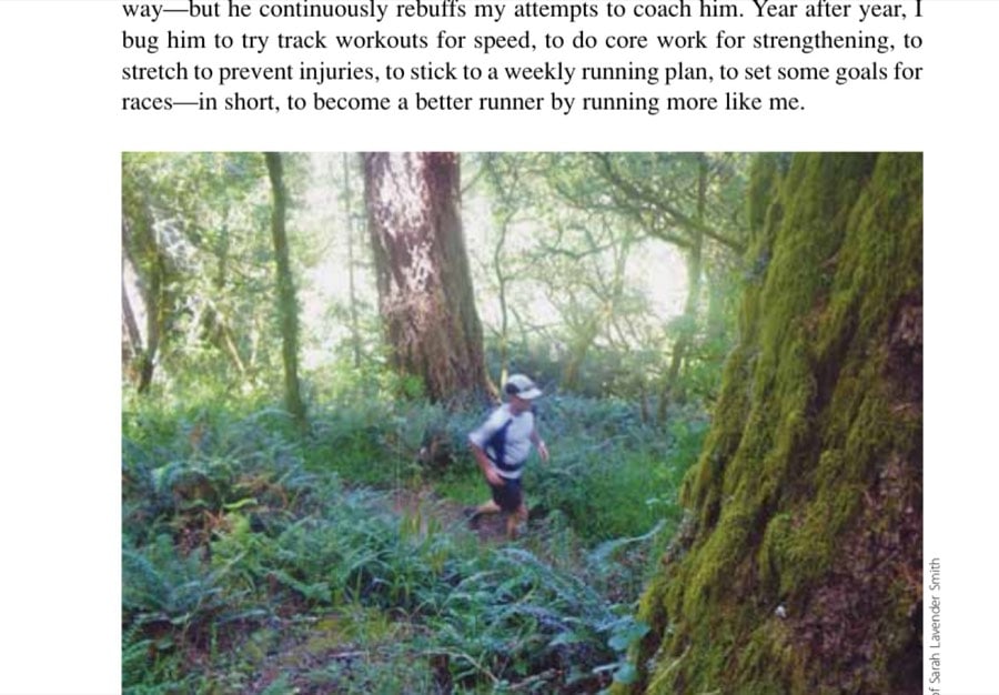 Morgan on the Dipsea Trail.