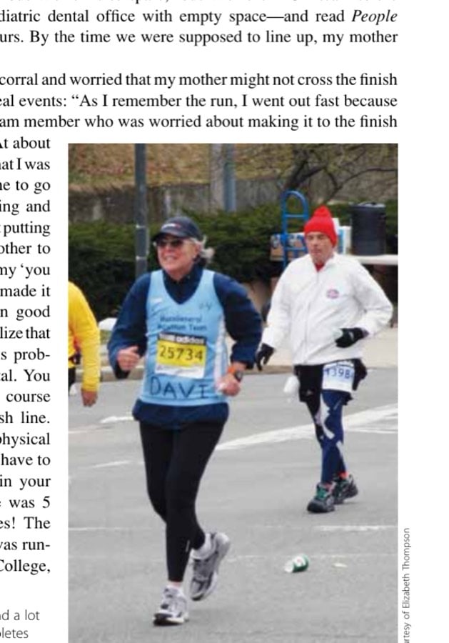 With determination and a lot of heart, Davi-Ellen completes another Boston Marathon.