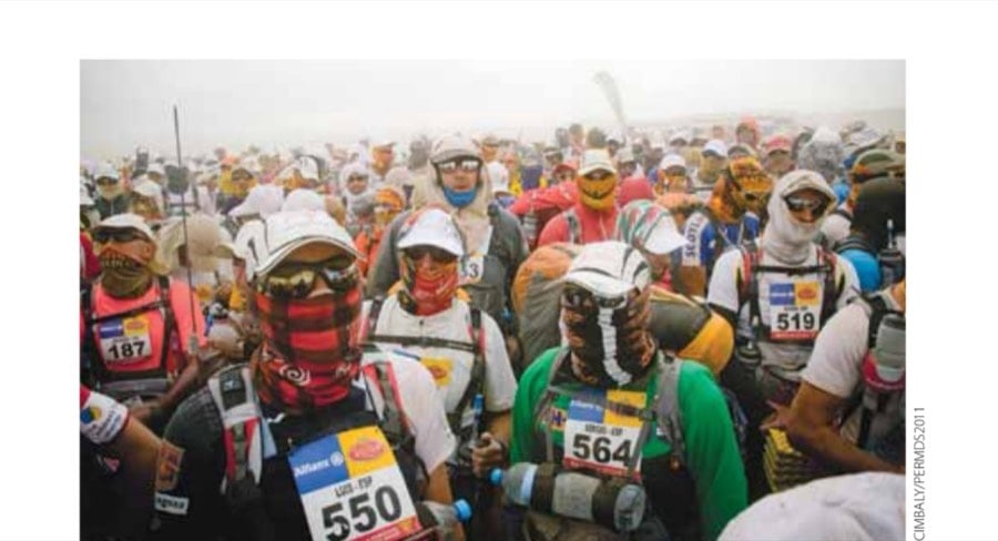 Sahara Grit 23 An 850-person family: by week's end, lifelong bonds have been formed between the runners. MDS is like a "family affair," says Jay Batchen.