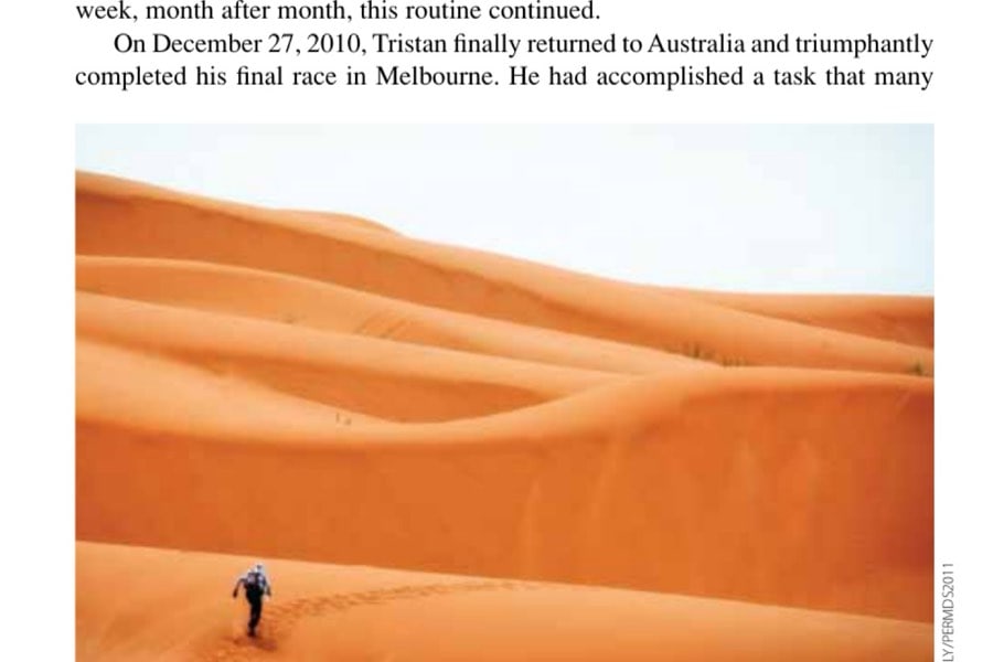 Sahara Grit 27 Emotional experience: the Sahara Desert is both brutal and beautiful, and it has a transformative effect on most runners.