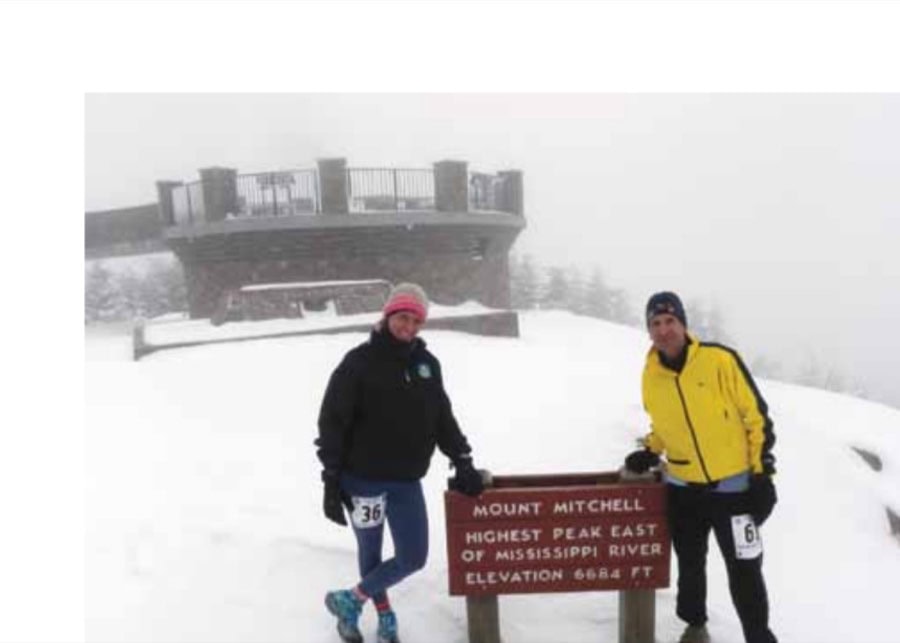 A snowy summit (from the 2010 race).