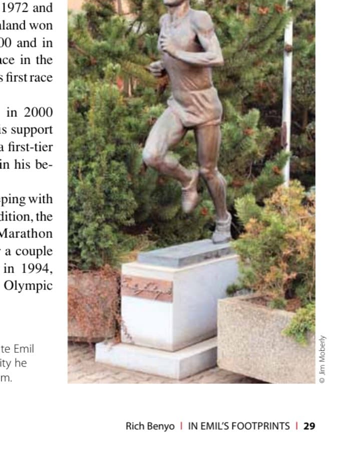 In Emil’s Footprints 20 It is impossible to separate Emil Zátopek from Prague, the city he loved, the city that loved him.