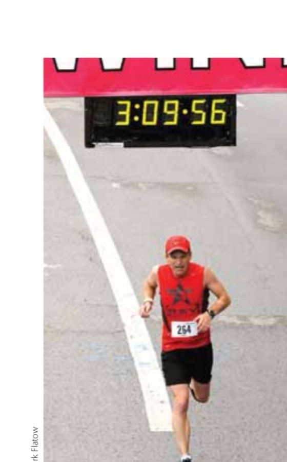 After years of trying, a 10-minute PR at the Flying Pig Marathon! Even the race director was surprised.