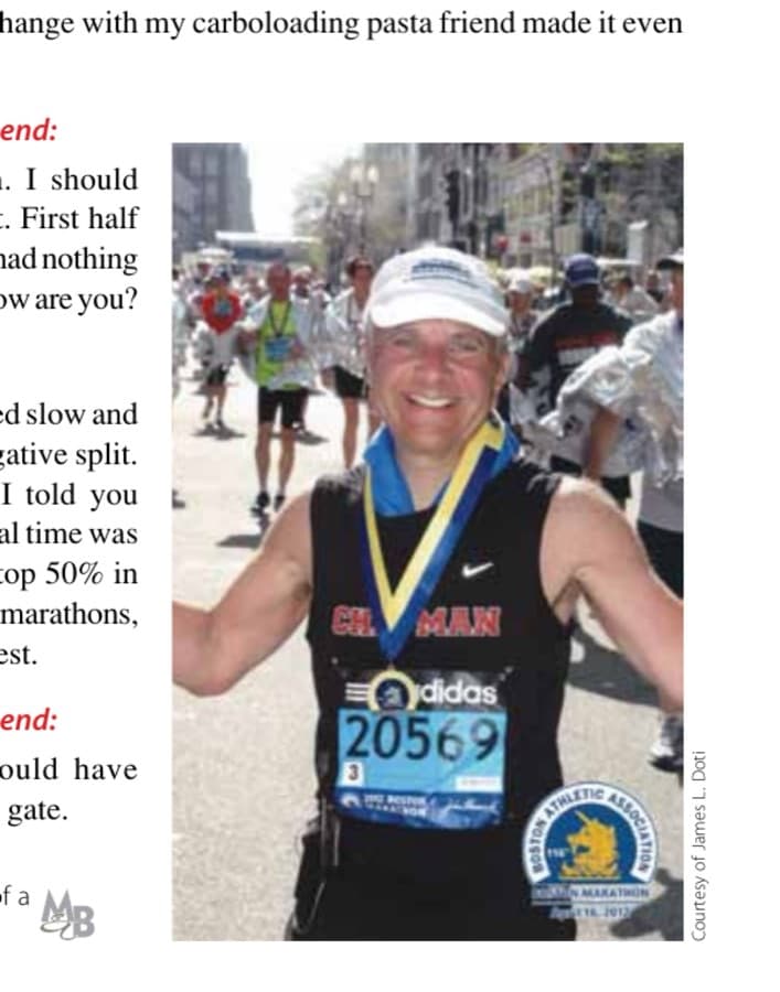 Beating The Heat In Boston 9 The author, with the smile of a happy survivor.