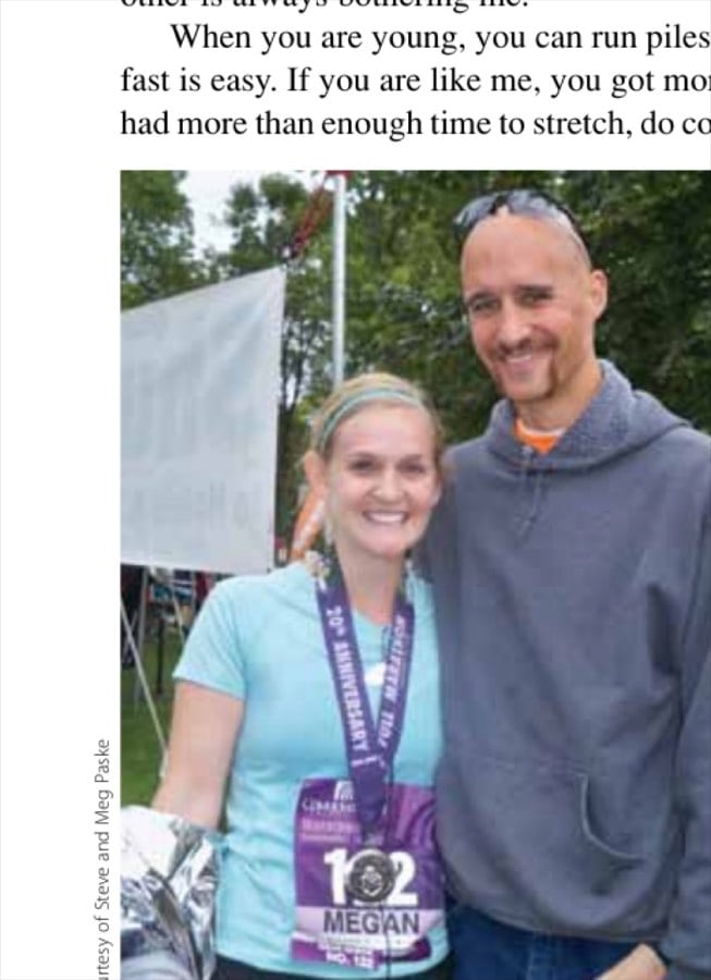 Steve—"My running identity has turned into our running identity."