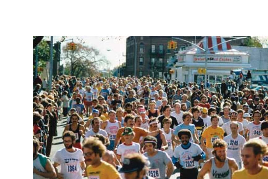 The 10 Most Important Marathons in History 17 The mass of runners in Brooklyn during the 1977 New York City Marathon. Fred's five-borough course caused the race to go viral.