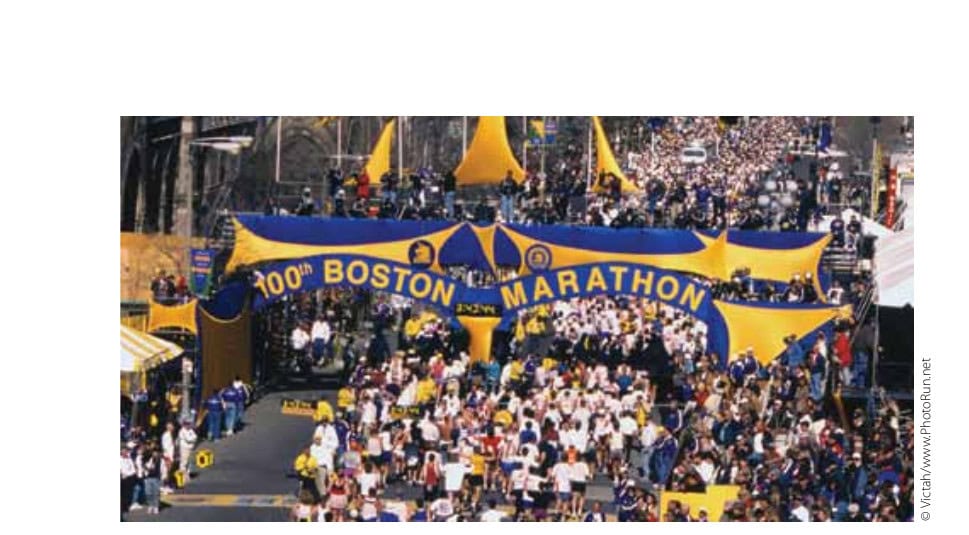 The 10 Most Important Marathons in History 21 Boston's 100th running in 1996 set a new standard for marathon race numbers.