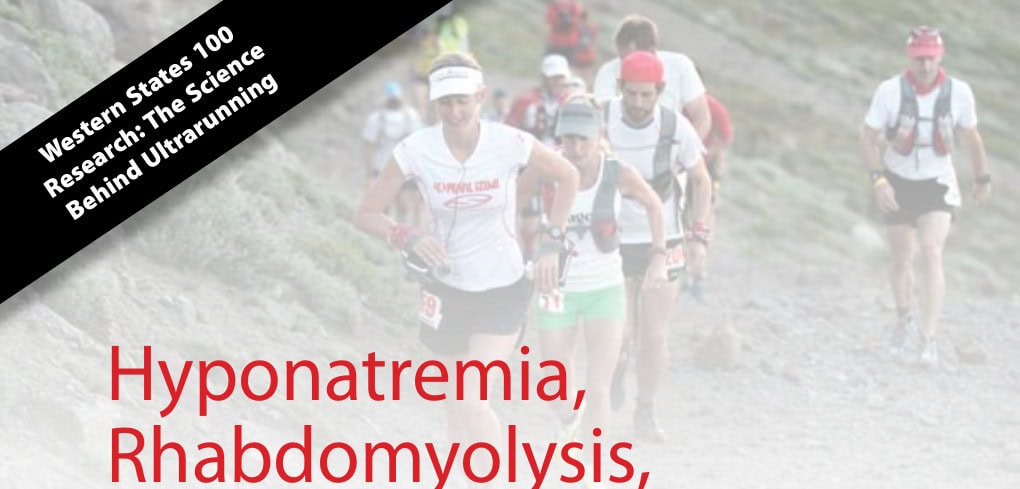 The Importance of Race Diet During a 100-Mile Ultramarathon 41 Runners competing in an ultradistance footrace on a rocky mountain trail.