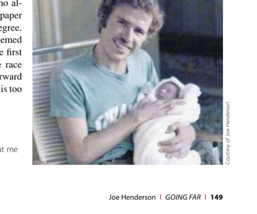 Going Far, Part 9 9 Infant daughter Sarah put me into training as a dad.