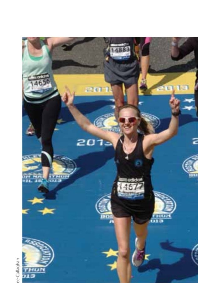 Bombs On Boylston 9 Heather Lee-Callaghan smiled while finishing, not knowing that soon her smile would turn to tears.