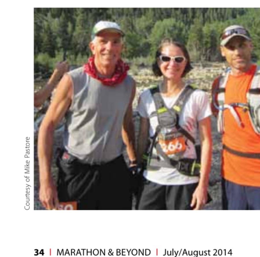 Leadville training run day 2. Left to right: the author, Sheri Foster, and Scot Hartman.