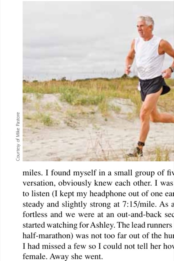 Training for the Kiawah Island Marathon.