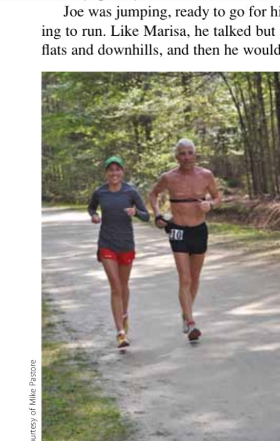 Ashley Pastore pacing the author at the Umstead 100-Mile Endurance Run.