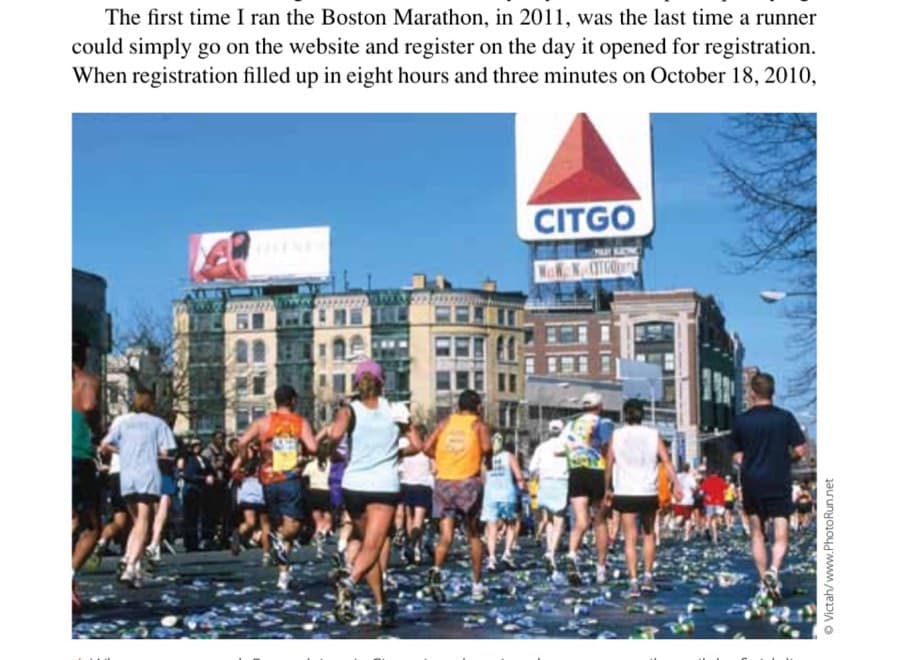 When runners reach Boston's iconic Citgo sign, there is only one more mile until the finish line.