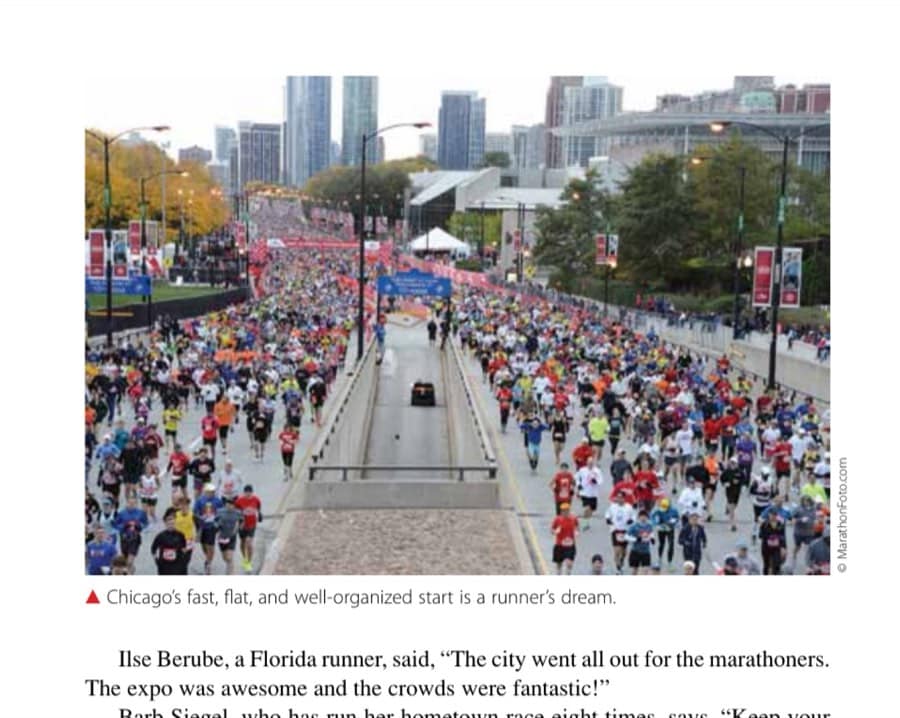 Chicago's fast, flat, and well-organized start is a runner's dream.